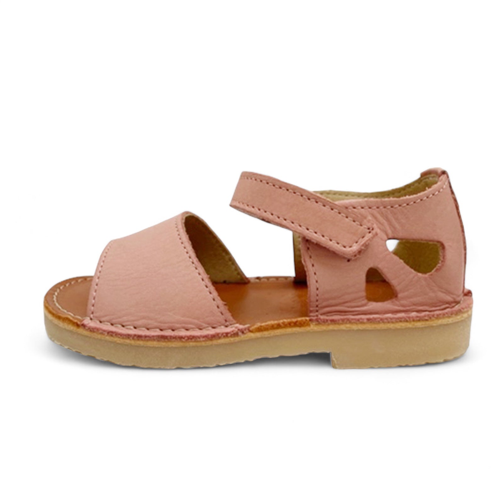 Sandale Mavis pour enfants en cuir rose