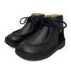 Boomer Kids Wallabee Boot Black Leather
