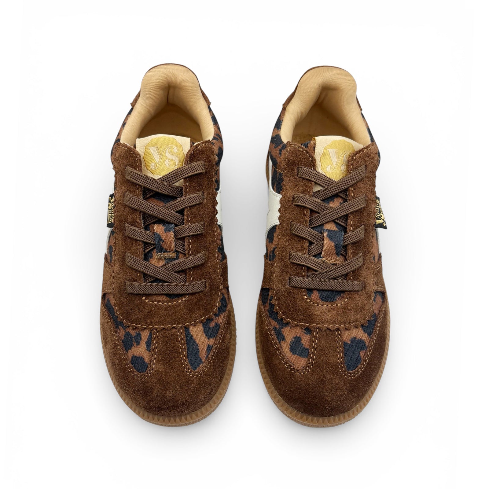 Brooking Kids Sneaker Leopard print Textile and Suede