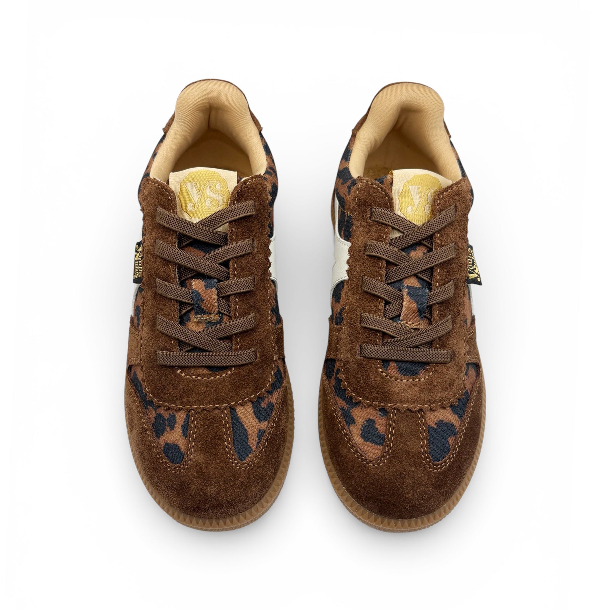 Brooking Kids Sneaker Leopard print Textile and Suede