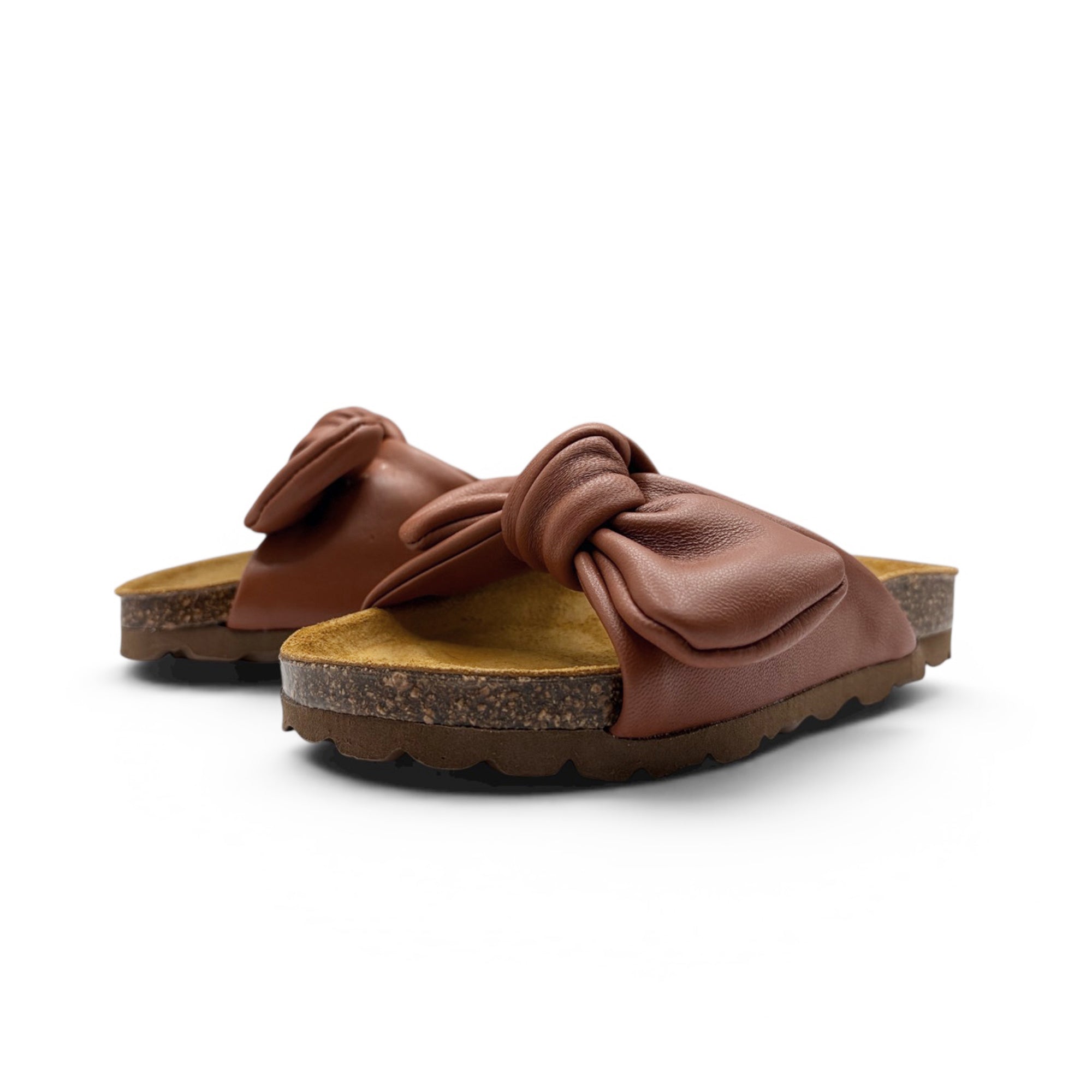 Sabot Heidi pour enfant en daim olive