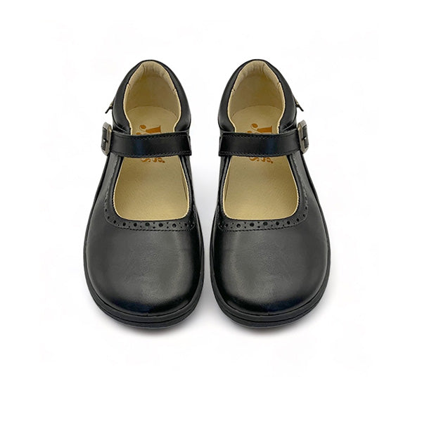 Holly Mary Jane Kinder Barfußschuh Marineblau Leder