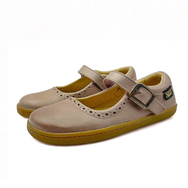 Holly Mary Jane Kinder Barfußschuh Rosa Leder