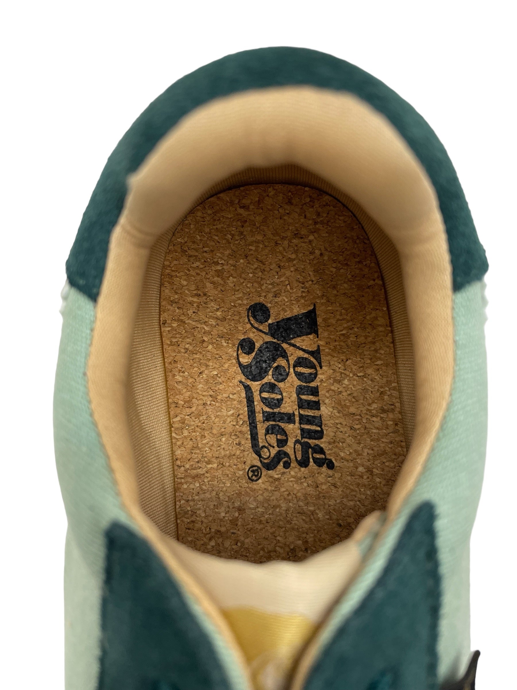 Keegan Kids Sneaker Sage Textile and Suede