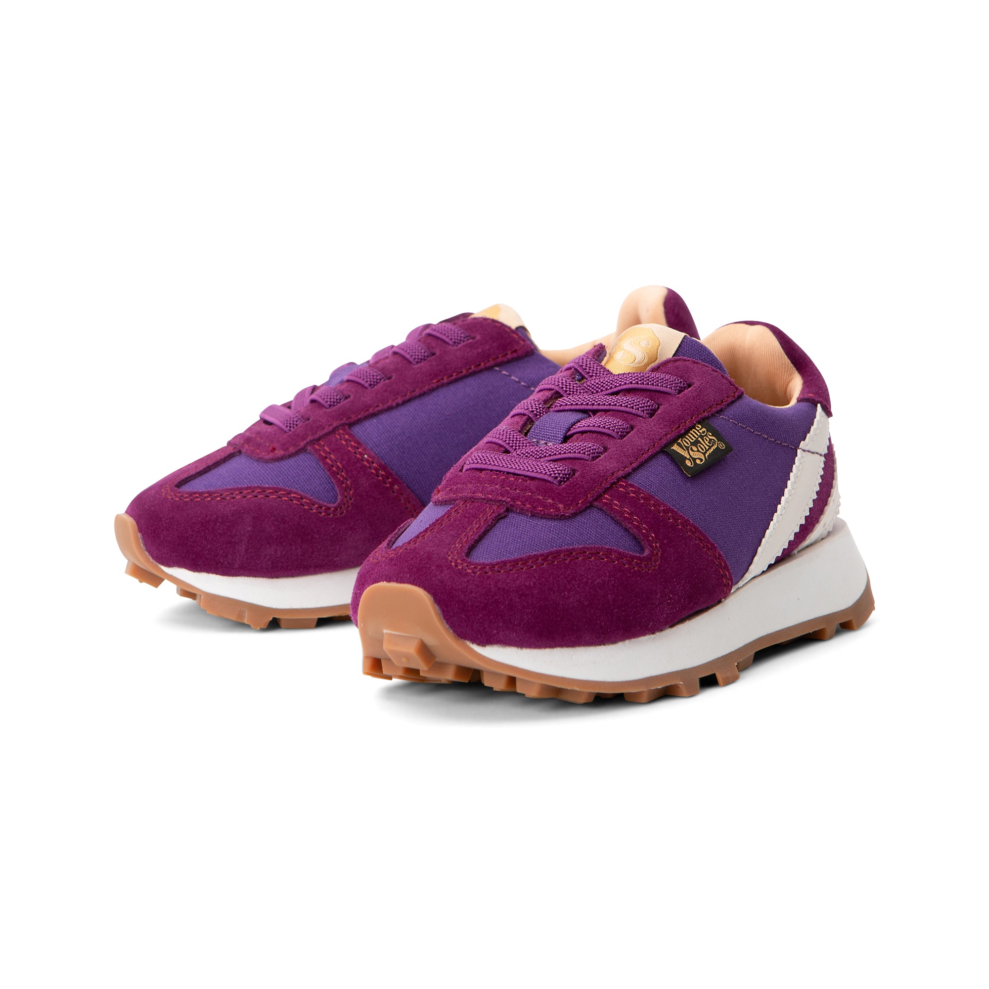 Keegan Kids Sneaker Violet Dream Textile and Suede