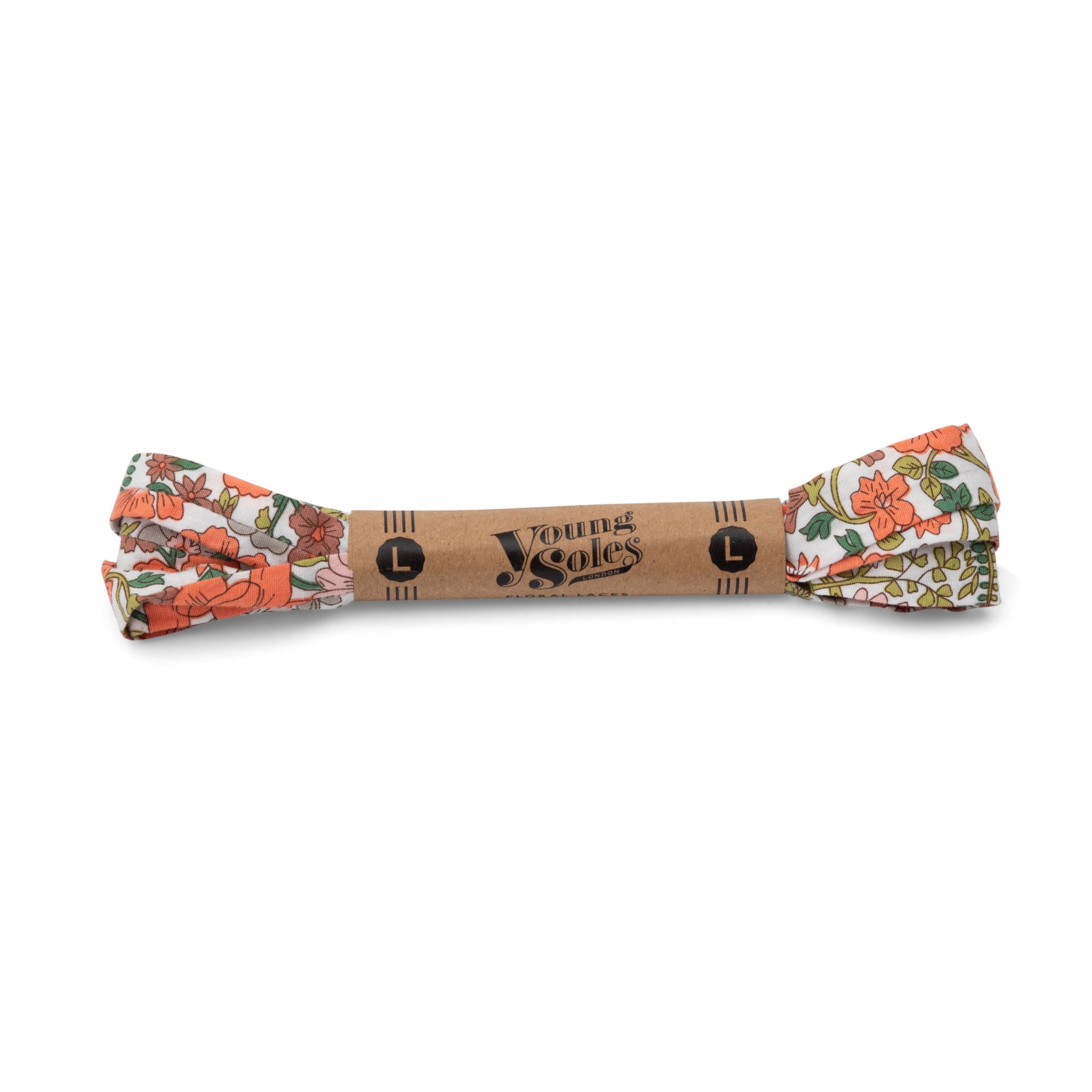 Dentelle florale Prairie Pêche