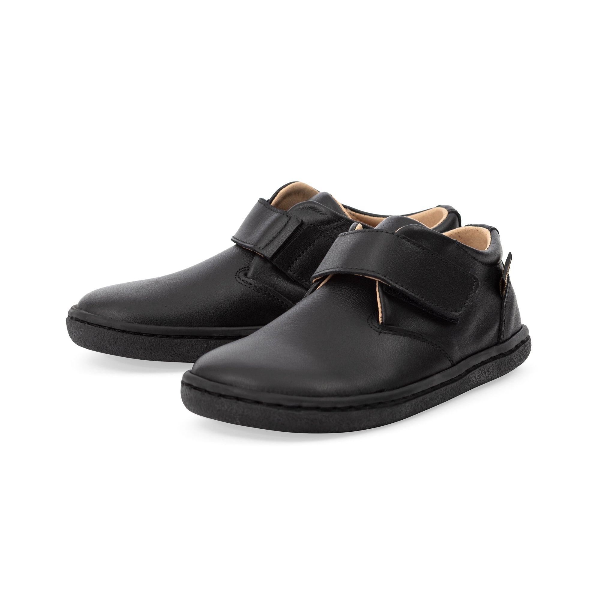Chaussures pieds nus Oliver Kids en cuir noir 
