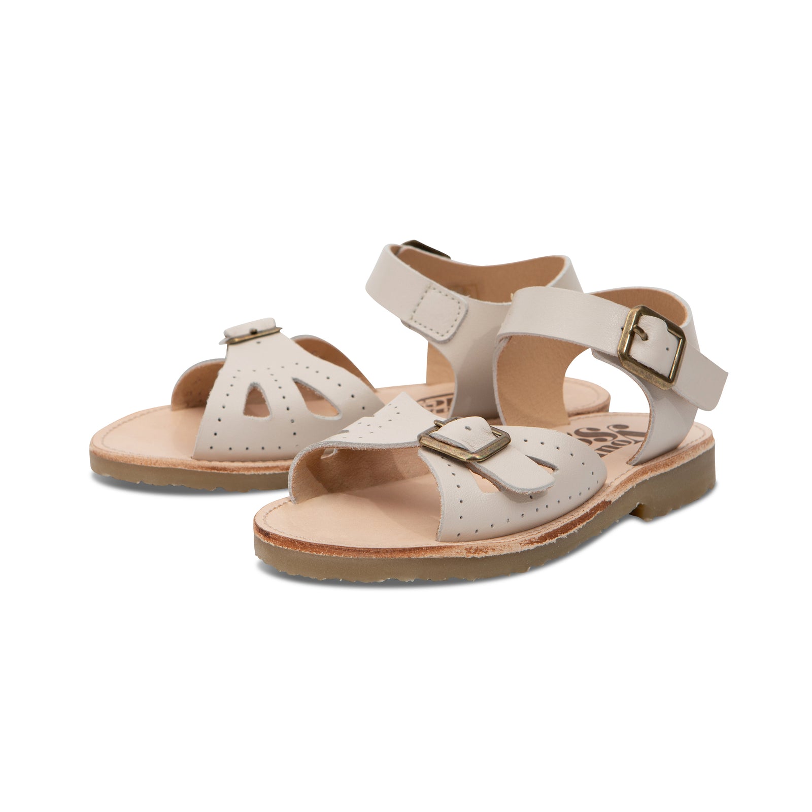 Pearl Kindersandale Vanilleleder