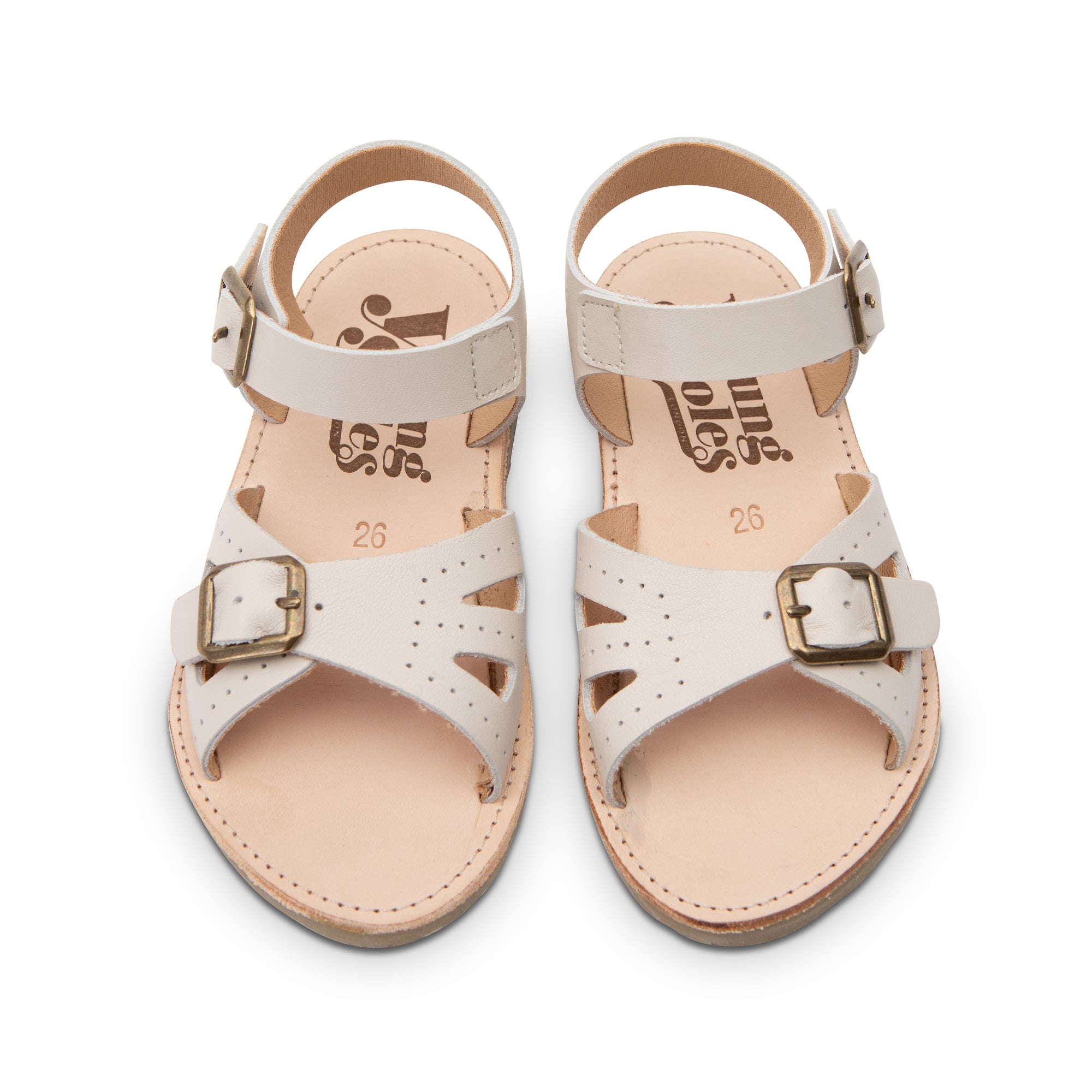 Pearl Kindersandale Vanilleleder