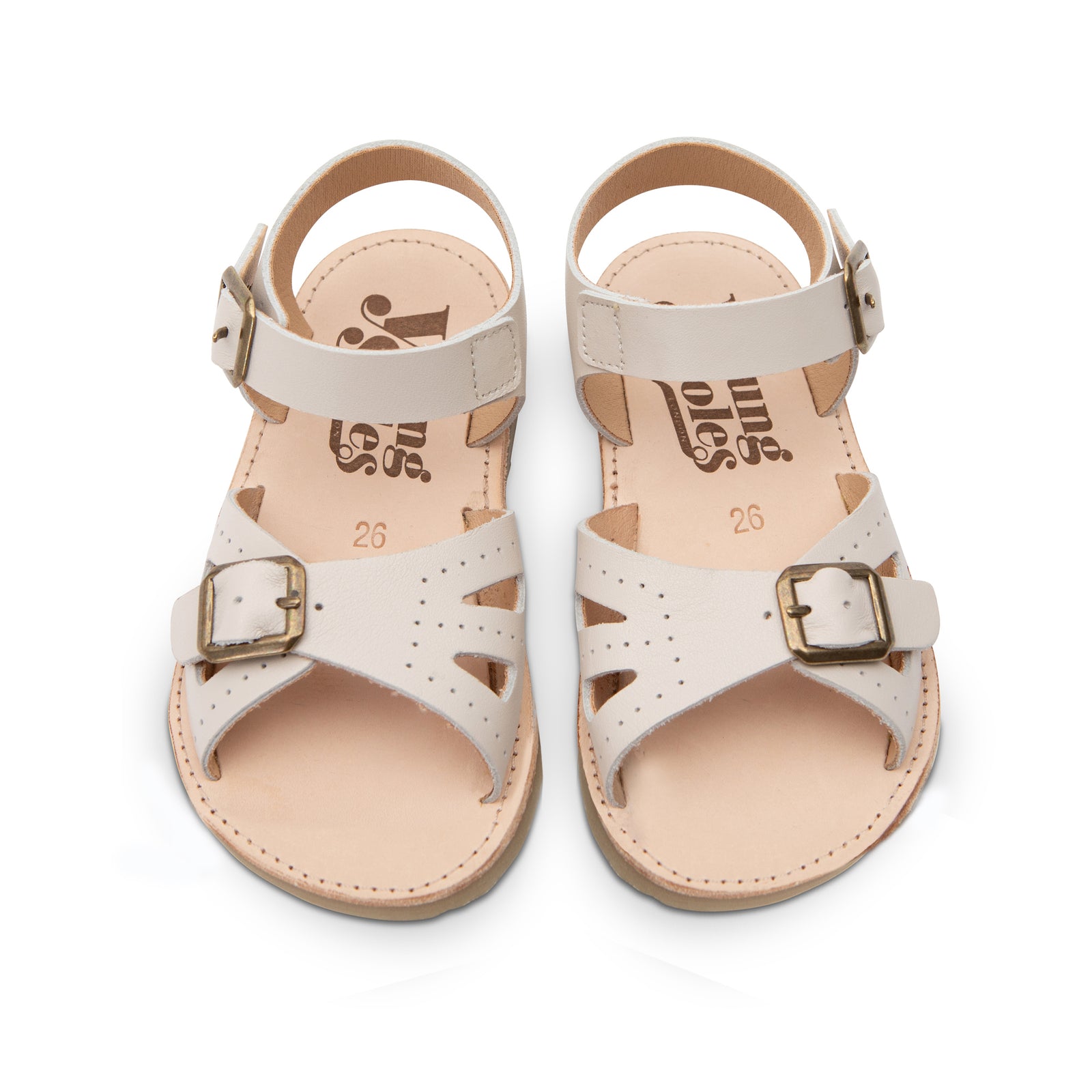 Pearl Kindersandale Vanilleleder