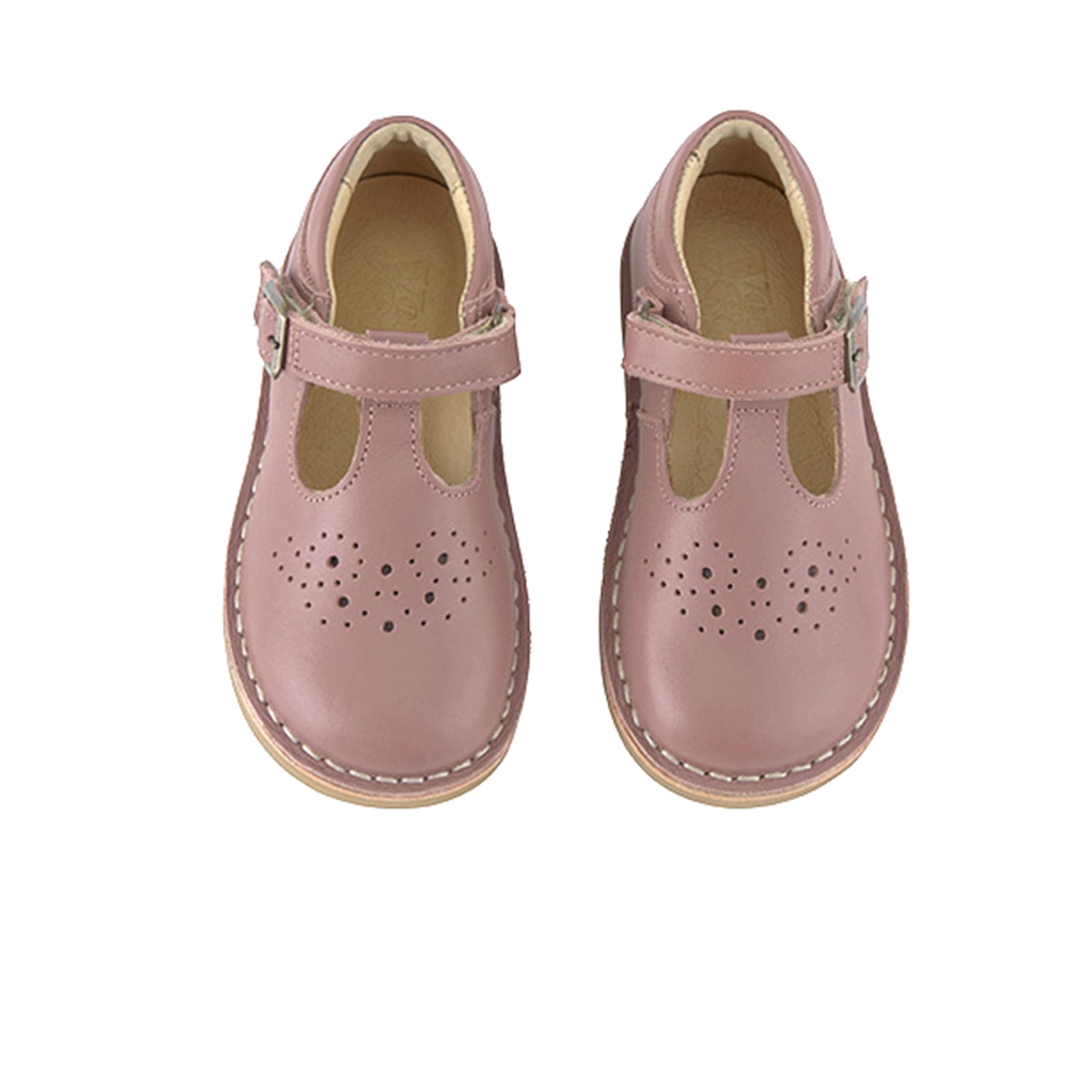 Penny T-Bar Kinderschuh Rosa Leder