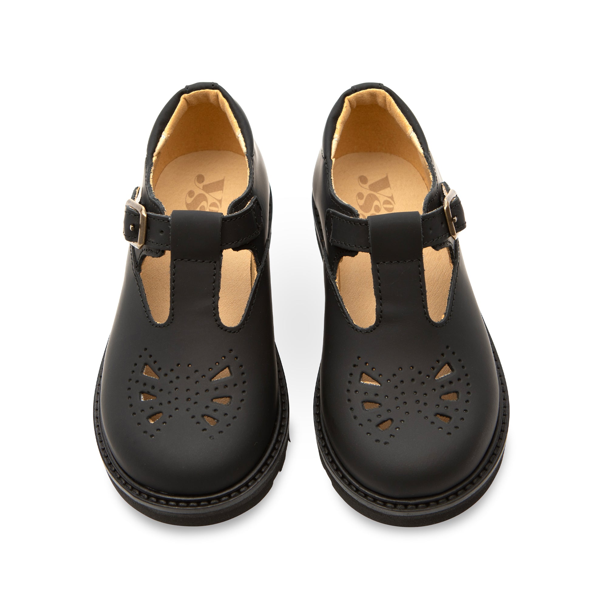 Rosie T-Bar Kinderschuh Schwarz (BTS) Leder