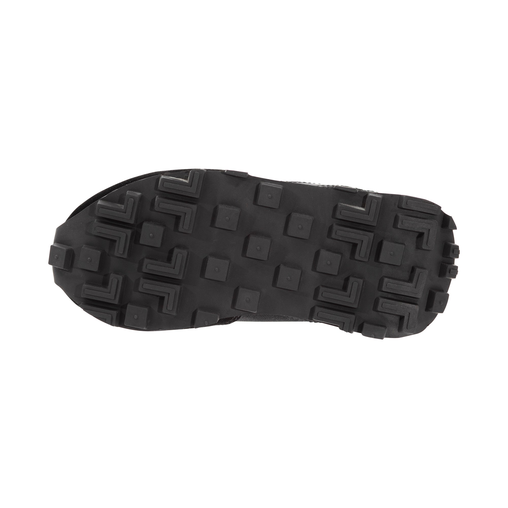 Keegan Kids Sneaker Black Textile and Suede