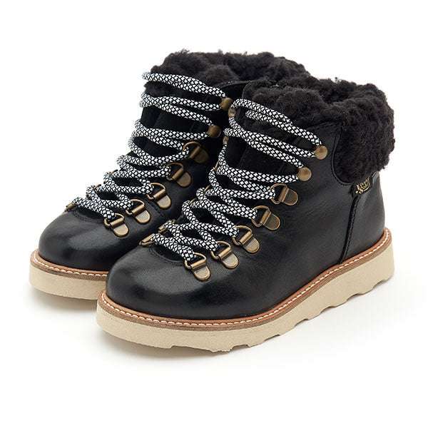 Eddie Wool Ankle High Hiking Boot Leather