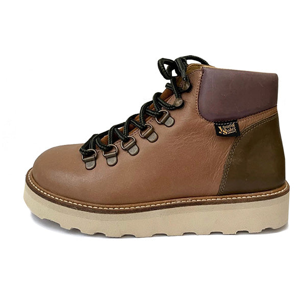 Eddie Ankle-High Hiking Kids Boot Multi-Block Dusk Leather