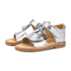 Flo Tassel Kids Sandal Silver Leather