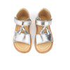 Flo Tassel Kids Sandal Silver Leather