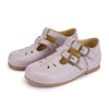 Lucy Velcro T-bar Kids Shoe Lilac Leather