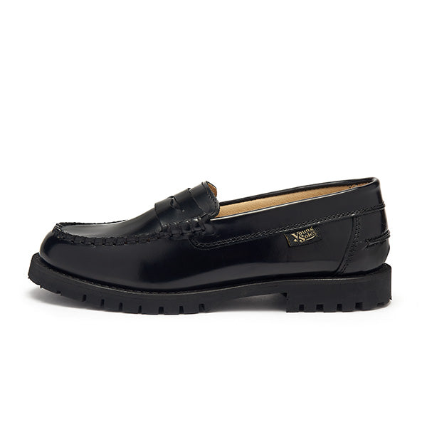 Nicki Kids Loafer Black High Shine Leather