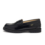 Nicki Kids Loafer Black High Shine Leather