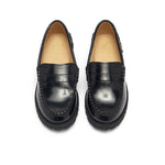 Nicki Kids Loafer Black High Shine Leather