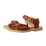 Pearl Kids Sandal Chestnut Brown Leather