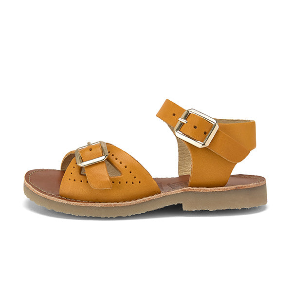 Pearl Kids Sandal Mustard Leather