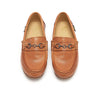 Ricki Kids Snaffle Loafer Tan Burnished Leather