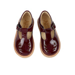 Rosie T-Bar Kids Shoe Cherry Patent Leather