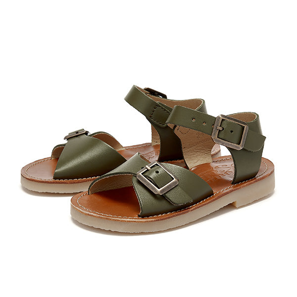 Sandale Sonny Kids en cuir olive