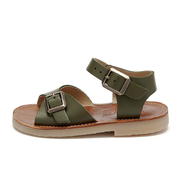Sandale Sonny Kids en cuir olive