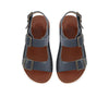 Spike Kids Sandal Navy Leather