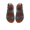 Spike Kids Sandal Navy Leather