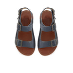 Spike Kids Sandal Navy Leather