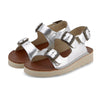 Spike Kids Sandal Silver Leather